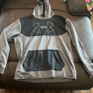 Under Armour Black and Gray Pullover